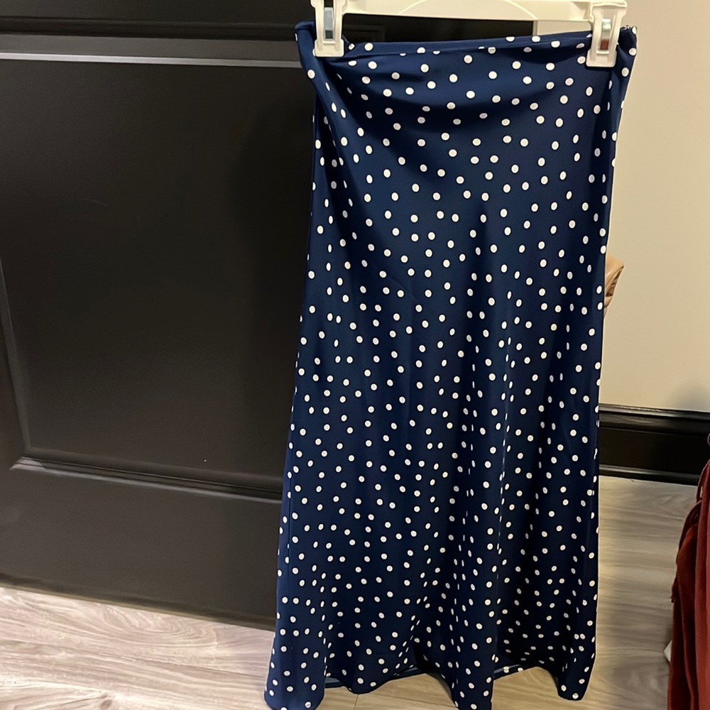 Silk Midi skirt